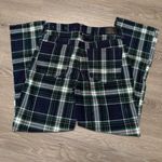 American Eagle  Outfitters Green and Blue Plaid Bootcut Pants Photo 2