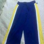 Flirtitude  blue/white/yellow active wear pants Photo 0