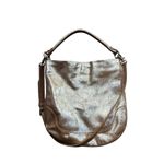 Frye  Melissa Gold Metallic Leather Hobo Bag Photo 7