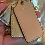 Coach Authentic LUREX METALLIC LEATHER W STUDS ZIP TOP SHOULDER BAG (EUC) Photo 10