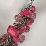 Pink Faceted Stone Statement Necklace Photo 1