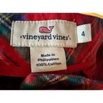 Vineyard Vines Jolly Red Plaid Cocktail Pants 100% Cotton Blend Women's Size 4 Photo 5