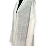 Vince Camuto | Medium | 100% Linen Semi-Sheer Long-Sleeve Open Front Cardigan Photo 3