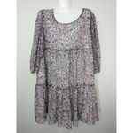 BB Dakota  Steve Madden Ditsy Mini Babydoll Peasant‎ Free Spirit Tiered L NWT Photo 1