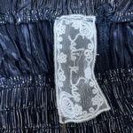 Sadie and Sage  Navy Blue Shiny Shorts Photo 3