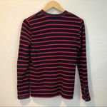 J.Crew Blue & Pink Metallic Striped Cardigan Photo 6