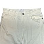 frame denim  Le High Straight Frayed Hem Photo 1