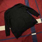 Nation Ltd  Black Bohemian Open Front Cardigan distressed Alpaca blend
Women’s M Photo 3