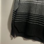 Vera Wang Simply Vera- Pullover Ombre Striped Gradient Mock Turtleneck Sweater Photo 3