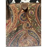 St. John’s Bay Vintage Paisley Hand Bag Brown Photo 1