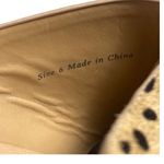Dolce Vita Capri Genuine Calf Hair Platform Slide Sandal Size 6 Tan Photo 7