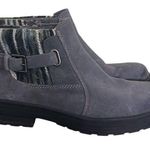Earth Origins Water Repellent Suede Ankle Boots Tate Gray Photo 8