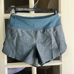 Athleta Run With It 3.5” Textured Space Dyed Sequoia Blue Size XXS Photo 0