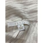 NEW Lunya Resort Linen Silk Romper Jumpsuit Playsuit One‎ Piece Sz M $258 White Size M Photo 7