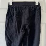 Faherty  Arlie Day Jogger Size XS Women’s Washed Black Linen Relaxed Fit Photo 6