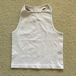 Free People Intimately High Neck Ribbed Athletic Cropped Tank Top Size XS/S EUC Photo 0