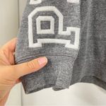 PINK - Victoria's Secret Pink Victoria Secret Grey White Colorblock Women Pullover Sweatshirt Oversized L Photo 7