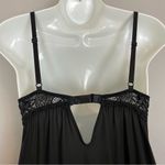 Victoria's Secret  Negligee Black‎ 34B Lace Intimates Lingerie Teddy Photo 6