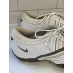 Nike Women's Zoom Air Spirit Leather Golf Cleats Shoes Size 8.5 White Spikes Photo 1