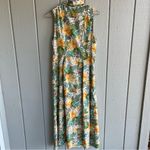 Aqua Blu Australia Dahlia Helena Button Front Sleeveless Maxi Dress Size M Yellow Size M Photo 5