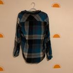 Hawk Oversized Flannel Blue Size L Photo 2