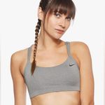 Nike Favorites Strappy Light Support Sports Bra Carbon Heather Black Sz Small Photo 0