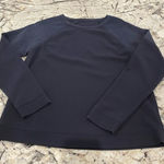 Vince  Black Silk Embellished Shoulders CrewNeck Sweatshirt‎ size XS Photo 0