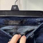 Liverpool Los Angeles Petite Cropped Jeans Dark Wash Size 10 30 The Crop Blue Photo 1