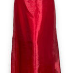 Blondie Nites  by Jaslene‎ Formal Skirt Prom Red Shimmer Organza Maxi Photo 0