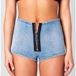 LF Carmar Denim Zip Front Shorts. Size 27 Photo 0