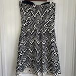 The Limited  strapless fit and flare‎ dress black and cream lined zipper size 8 Photo 3