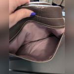 Coach VTG  Large Crossbody Brown Pebbled Leather Lilac Interior Photo 4