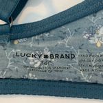 Lucky Brand Blue Floral Demi T-Shirt Bra Photo 2