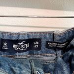 Hollister  Ultra High Rise Mom Jeans Vintage Stretch Paper Bag Belted Denim Size Photo 6
