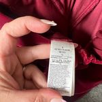 Gap Woman Size 8 High Rise Wide Leg Velvet Cranberry straight leg pants Photo 1