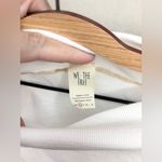 Free People  Nikala White Zipper Shoulder Oversized Top Size XS Photo 11