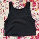 Aritzia TNA Black Ribbed Crop Tank Photo 2