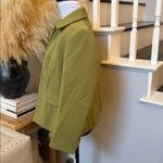 Talbots  Quilted Zip Front Jacket 12W Lime Green Lined Classic Preppy Style Photo 2