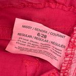 VINTAGE AMERICA BLUES Jeans Size 6R/28 Missy Stretch Skinny Red/Pink Zipper NWT Red Photo 14