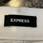 EXPRESS NEW High Waisted White Ripped 90s Bootcut Jeans Size 0 Regular Photo 7