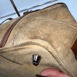 Coach VintageSuede Leather Satchel Bag Tan Brown Buckle Flap Closure Photo 13