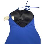 Gottex  Luna One-Piece Swimsuit High Neck Cobalt Size 12 Vacation Summer Photo 3