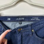 J.Crew Blue 9" Denim Crop Raw Hem Jeans Women's 28 Photo 2