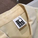 Le Truc Germany Made Pale Yellow Oversized Button Down Shirt Size Large Photo 2