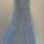 Ellie Wilde Light Blue Prom Dress Photo 0