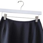 Tahari  Womens’ Pencil Black Pinstripes Midi Length Lined Back Zipper SZ 2P #1591 Photo 1