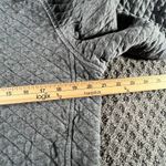 L.L.Bean Mens M Gray Quilted Full Zip Jacket Traditional Fit Cotton Blend Size M Photo 6