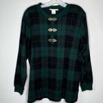 Cathy Daniels ‎ Sweater Top Plaid Photo 4