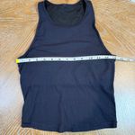Vuori  Pose Plyo Tank Built-In Bra Cropped Ribbed Black Size XS Photo 5