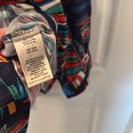 Soft Surroundings  Colorful Boats Novelty Print Cupro Nautical Blouse PL Photo 2